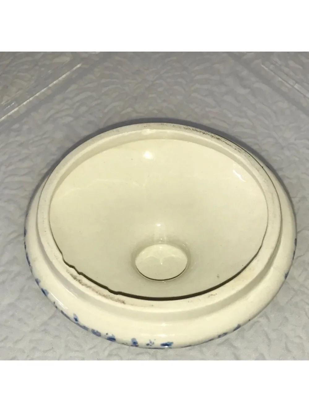 TIENSHAN Sponge Blue Heart Medium Canister & Lid